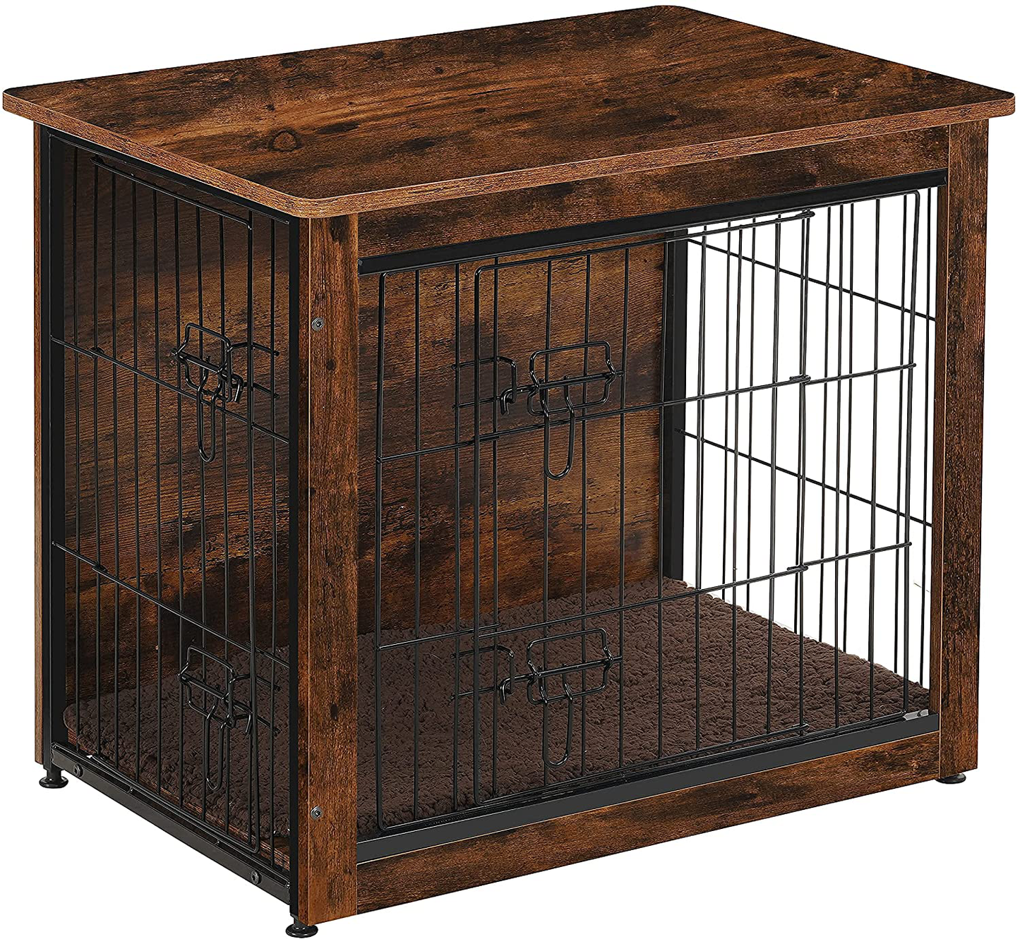 DWANTON Dog Crate Furniture, Wooden Pet Crate End Table, Indoor Dog Kennel for Small/Medium/Large Dog Animals & Pet Supplies > Pet Supplies > Dog Supplies > Dog Kennels & Runs Dwanton 27.2" L x 20.1" W x 23.6" H  