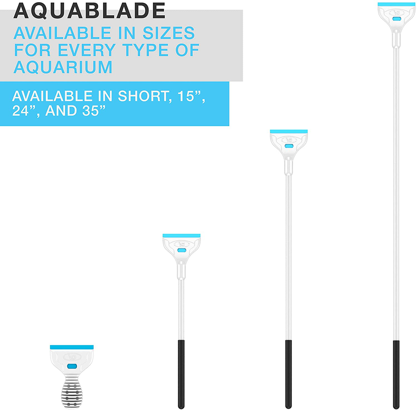 Continuum Aquablade P Short Acrylic Safe Algae Scraper Animals & Pet Supplies > Pet Supplies > Fish Supplies > Aquarium Cleaning Supplies Continuum Aquatics   