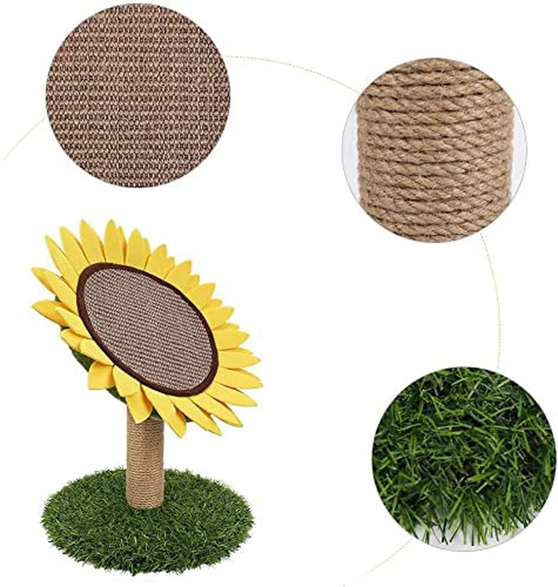 Lovely Caves Sunflower Cat Scratching Post Animals & Pet Supplies > Pet Supplies > Cat Supplies > Cat Furniture LOVELY CAVES   