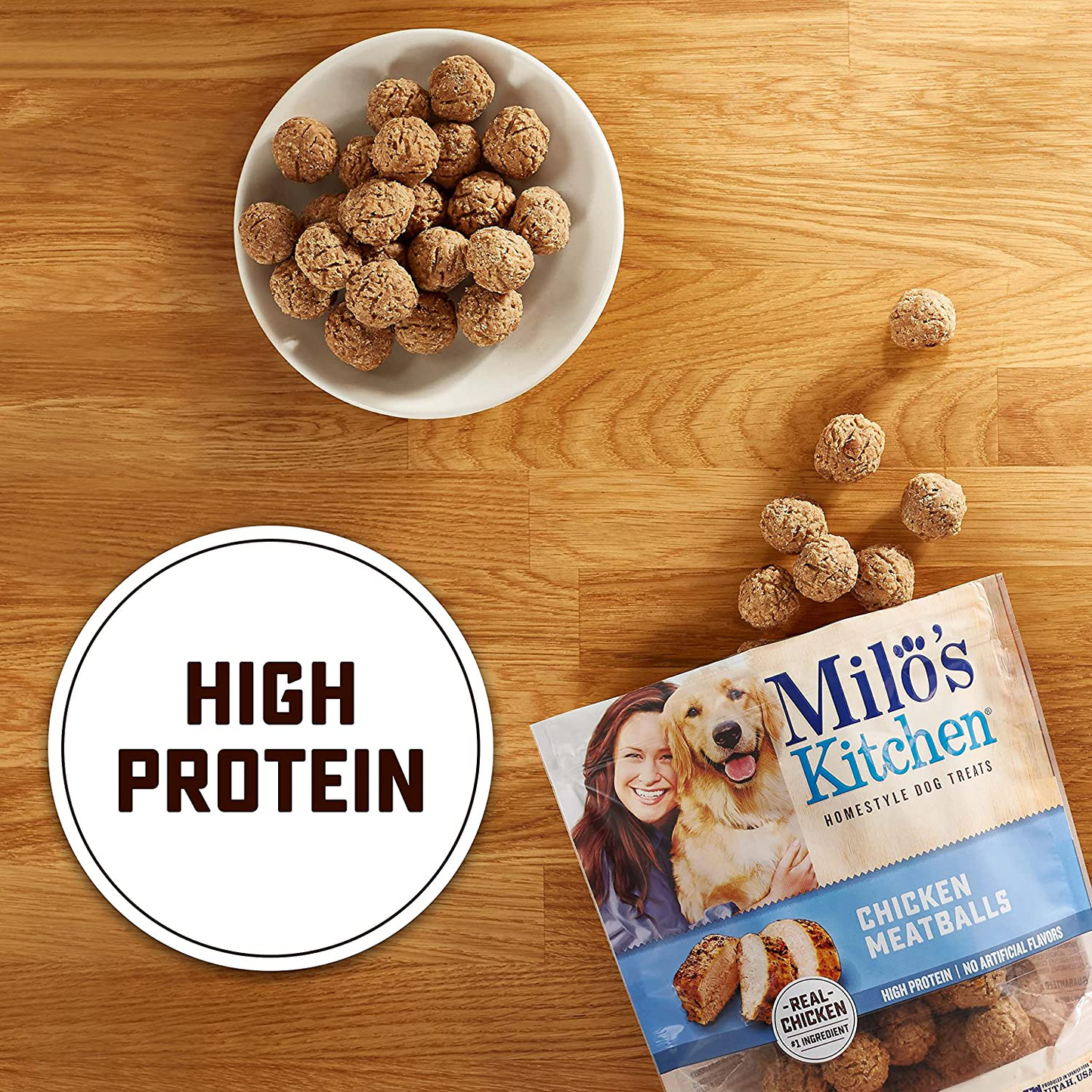 Milo'S Kitchen Homestyle Dog Treats Made with Real Meat Animals & Pet Supplies > Pet Supplies > Dog Supplies > Dog Treats Milo's Kitchen   