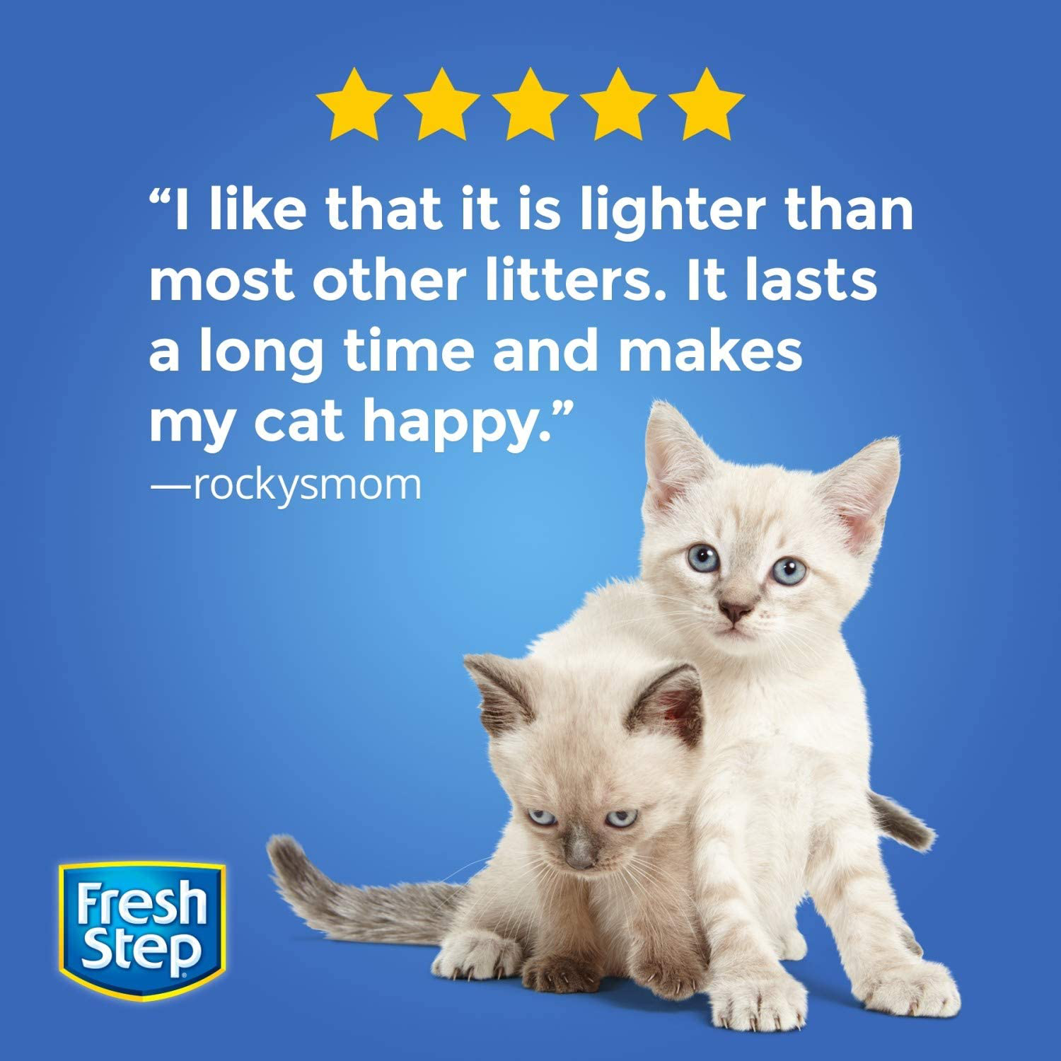 Fresh Step Lightweight Clumping Cat Litter - 15.4Lb Animals & Pet Supplies > Pet Supplies > Cat Supplies > Cat Litter Box Mats Fresh Step   