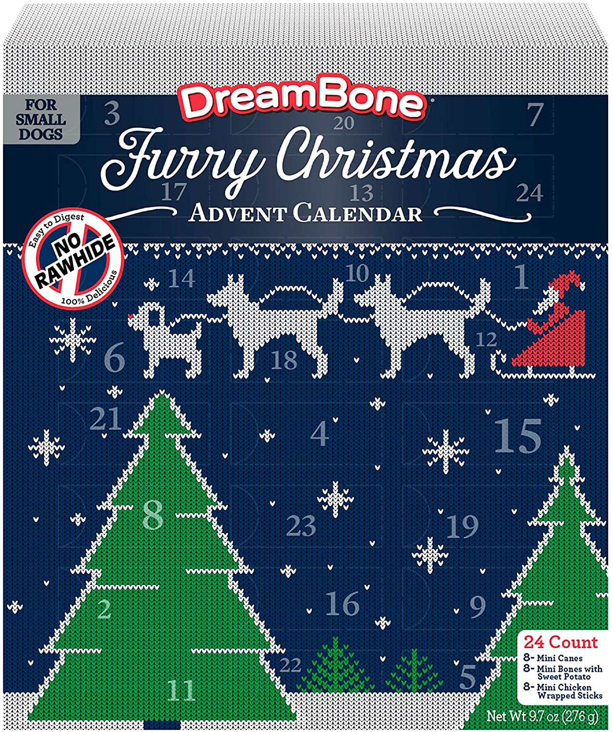 Dreambone Holiday Rawhide-Free Collection, Treat Your Dog to a Chew Made with Real Meat and Vegetables Animals & Pet Supplies > Pet Supplies > Dog Supplies > Dog Treats DreamBone Variety 24 Count (Pack of 1) 