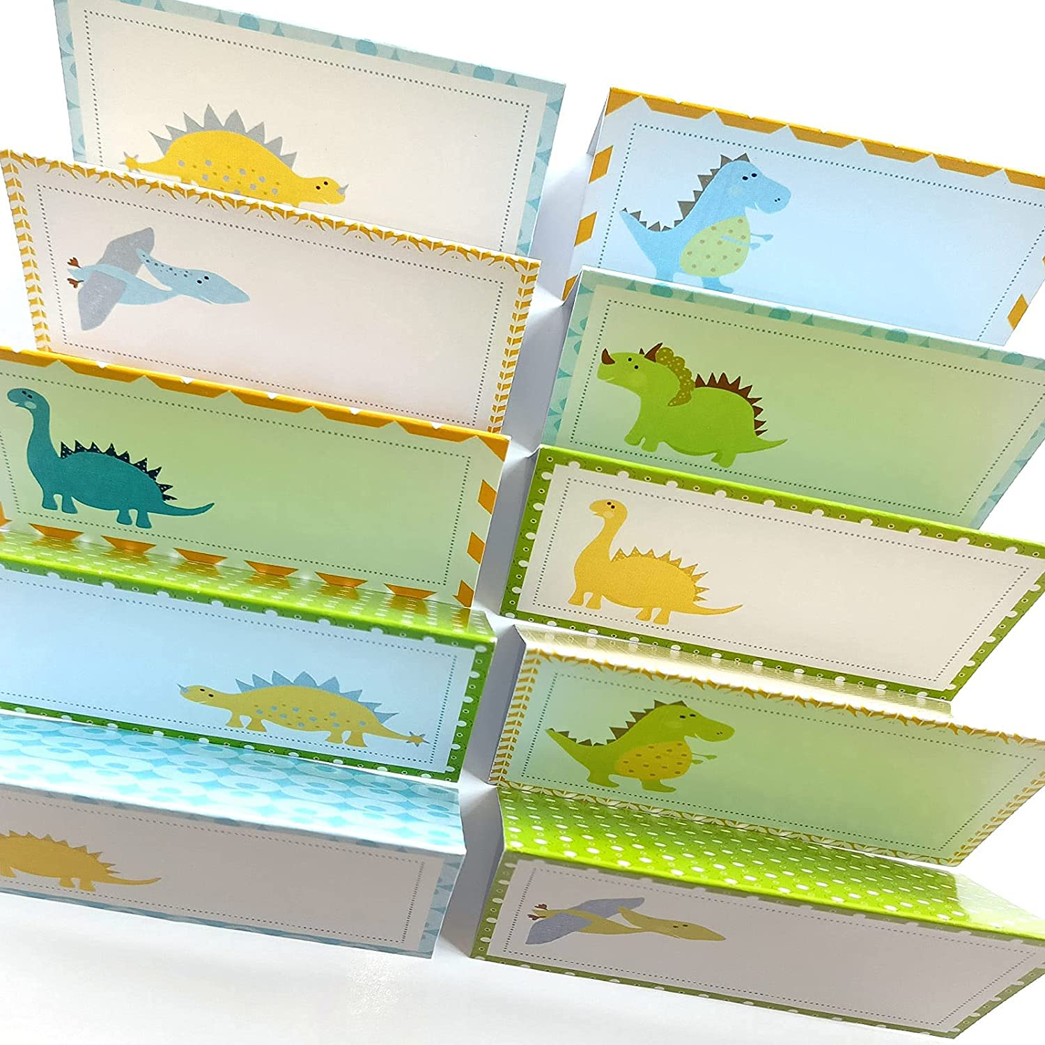 Dinosaur Place Tent Cards - Boy Girl Birthday Baby Shower Party Supplies - Set of 12 Animals & Pet Supplies > Pet Supplies > Small Animal Supplies > Small Animal Food Adore By Nat   