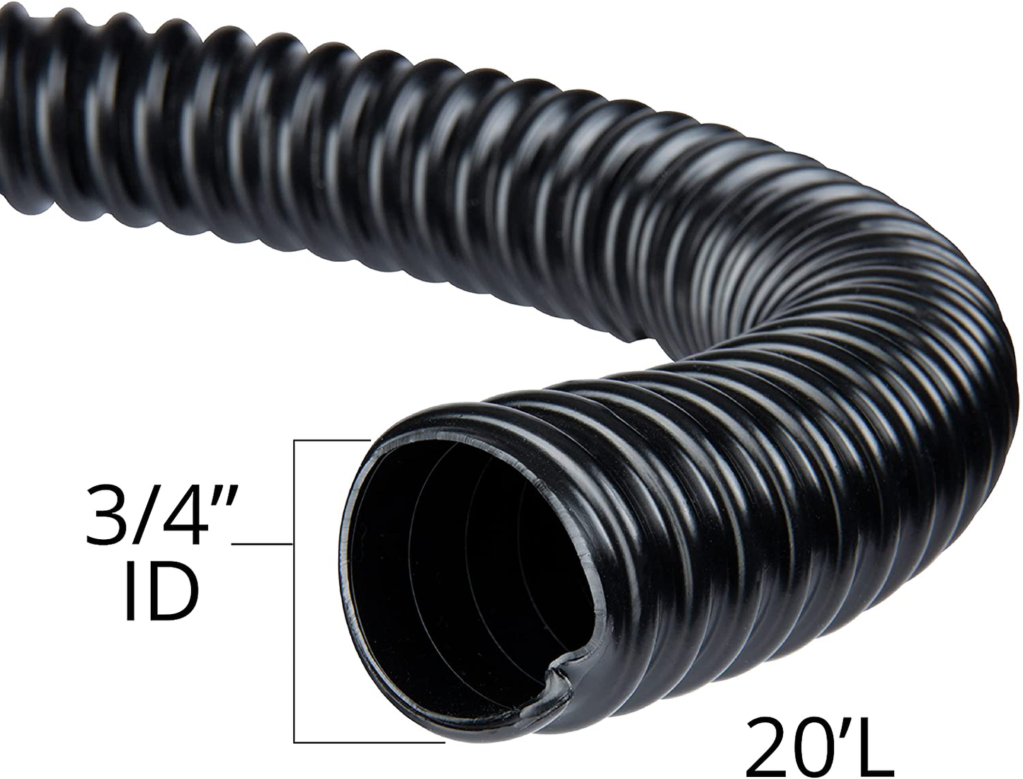 Tetrapond Pond Tubing 3/4 Inch Diameter, 20 Feet Long, Connects Pond Components Animals & Pet Supplies > Pet Supplies > Fish Supplies > Aquarium & Pond Tubing Tetra Pond   