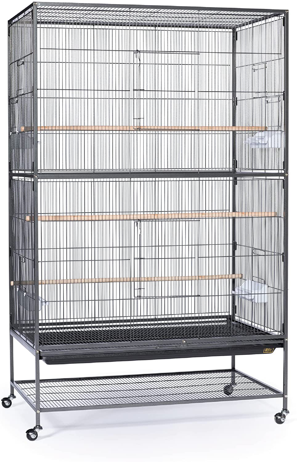 Prevue Hendryx Pet Products Wrought Iron Flight Cage Animals & Pet Supplies > Pet Supplies > Bird Supplies > Bird Cages & Stands Prevue Pet Products Black Hammertone X-Large 
