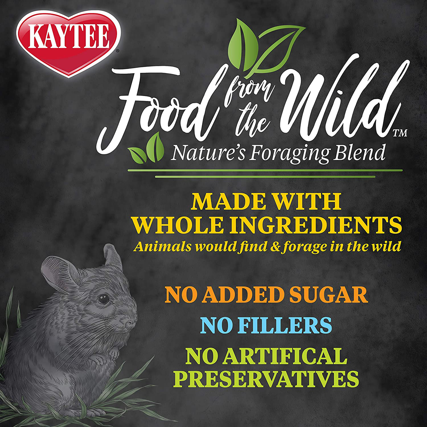 Food from the Wild Chinchilla Animals & Pet Supplies > Pet Supplies > Small Animal Supplies > Small Animal Food Kaytee   