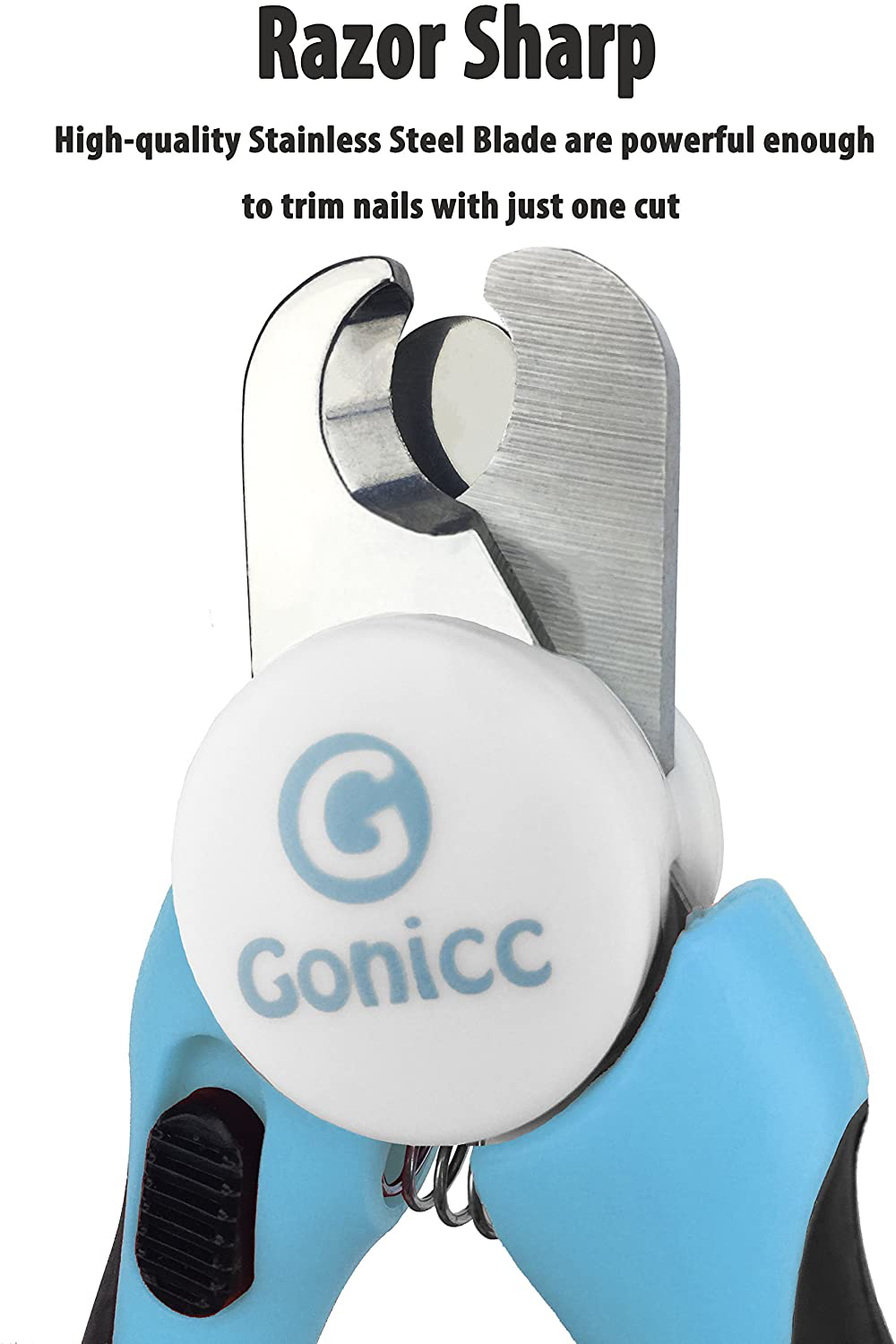 Gonicc Dog & Cat Pets Nail Clippers and Trimmers - with Safety Guard to Avoid over Cutting, Free Nail File, Razor Sharp Blade - Professional Grooming Tool for Pets Animals & Pet Supplies > Pet Supplies > Small Animal Supplies > Small Animal Treats gonicc   