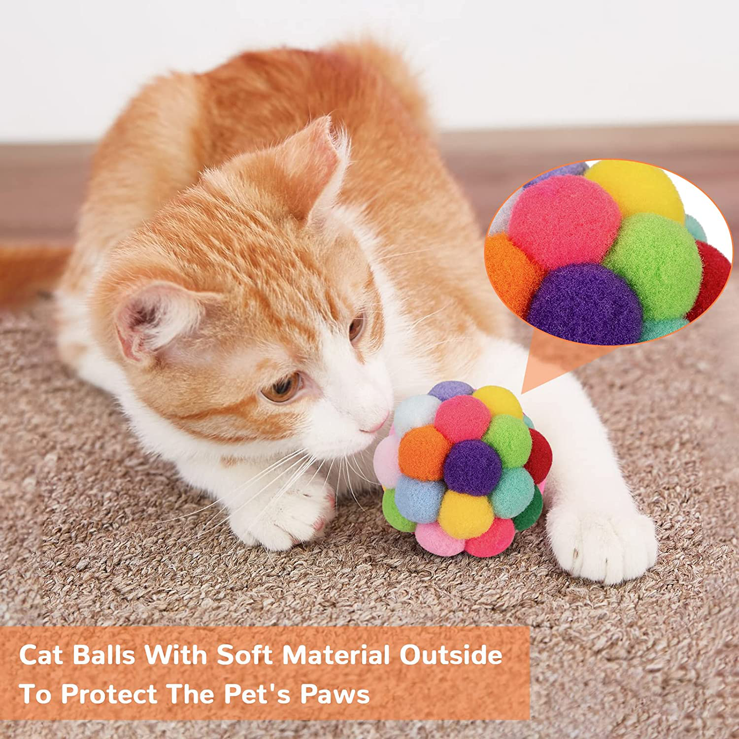Soft balls for cats sales