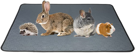 Guinea Pig Fleece Cage Liners, Washable & Reusable Guinea Pig Pee Pads, Waterproof & anti Slip Guinea Pig Bedding for C&C Guinea Pig Cages, Highly Absorbent Pee Pad for Hamsters, Rabbits, Dog, Puppies Animals & Pet Supplies > Pet Supplies > Small Animal Supplies > Small Animal Bedding Amakunft 19.7x27.6 inch  