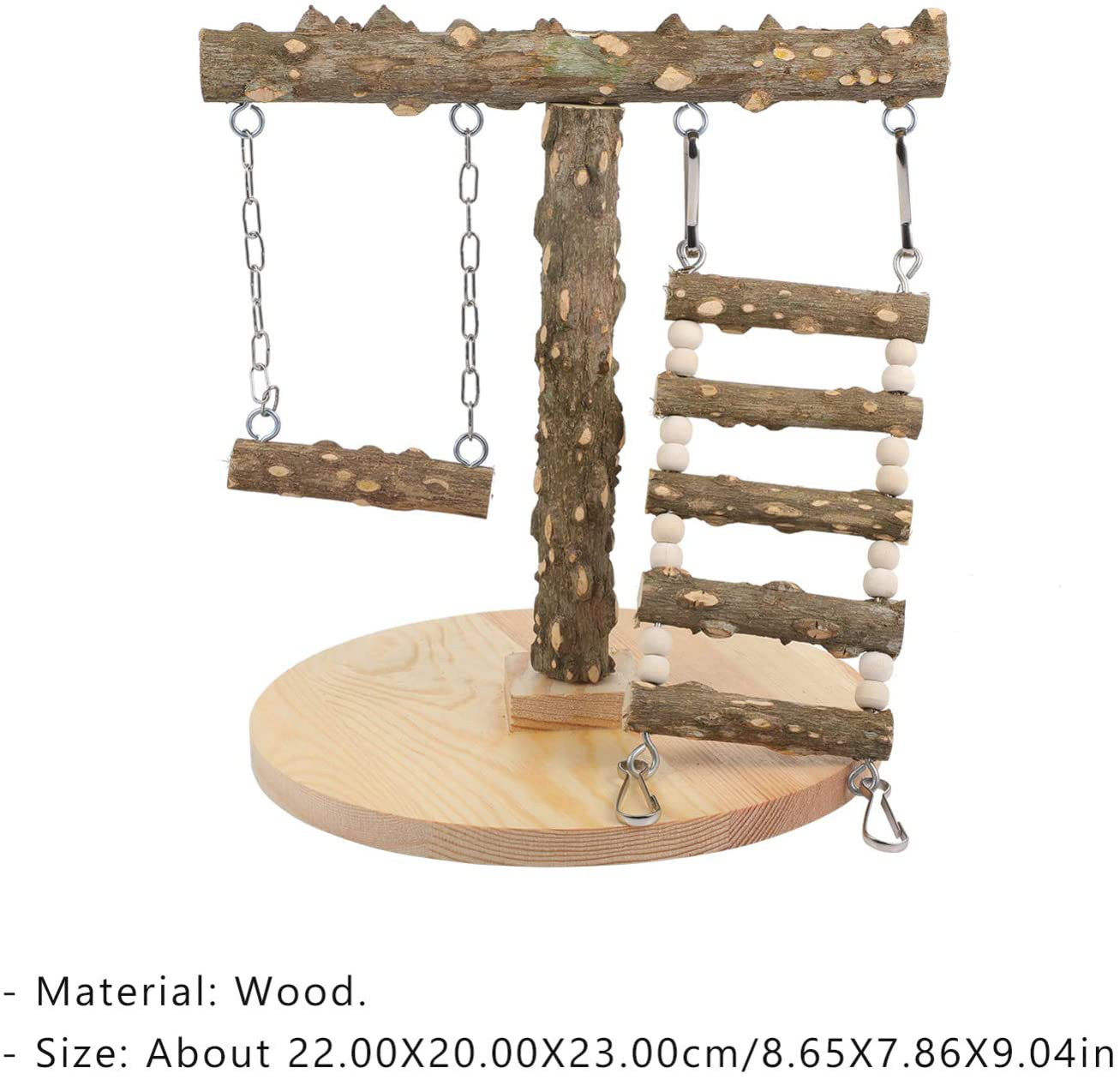 Balacoo Pet Play Stand for Birds-Parrot Playstand Bird Play Stand Wood Perch Gym Playpen Ladder Exercise Play Animals & Pet Supplies > Pet Supplies > Bird Supplies > Bird Gyms & Playstands balacoo   