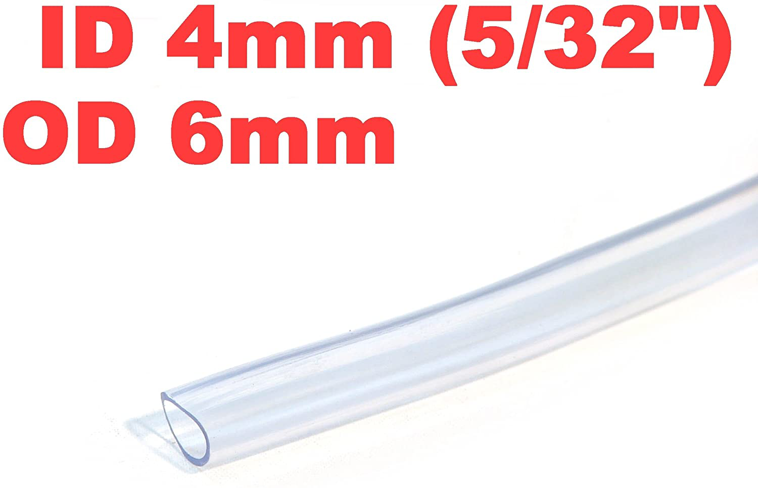 Siny ID 5/32" / OD 1/4" 3 Ft 1 Meter PVC Clear Hose Tubing Aquarium Air Tube Pond Garden Water Delivery Animals & Pet Supplies > Pet Supplies > Fish Supplies > Aquarium & Pond Tubing siny   