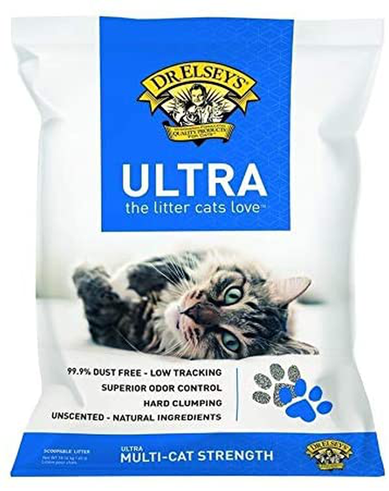 Dr.Elseys Feline Ultra Premium Clumping Cat Litter 40 Pound Bag Animals & Pet Supplies > Pet Supplies > Cat Supplies > Cat Litter Dr.Elsey's   