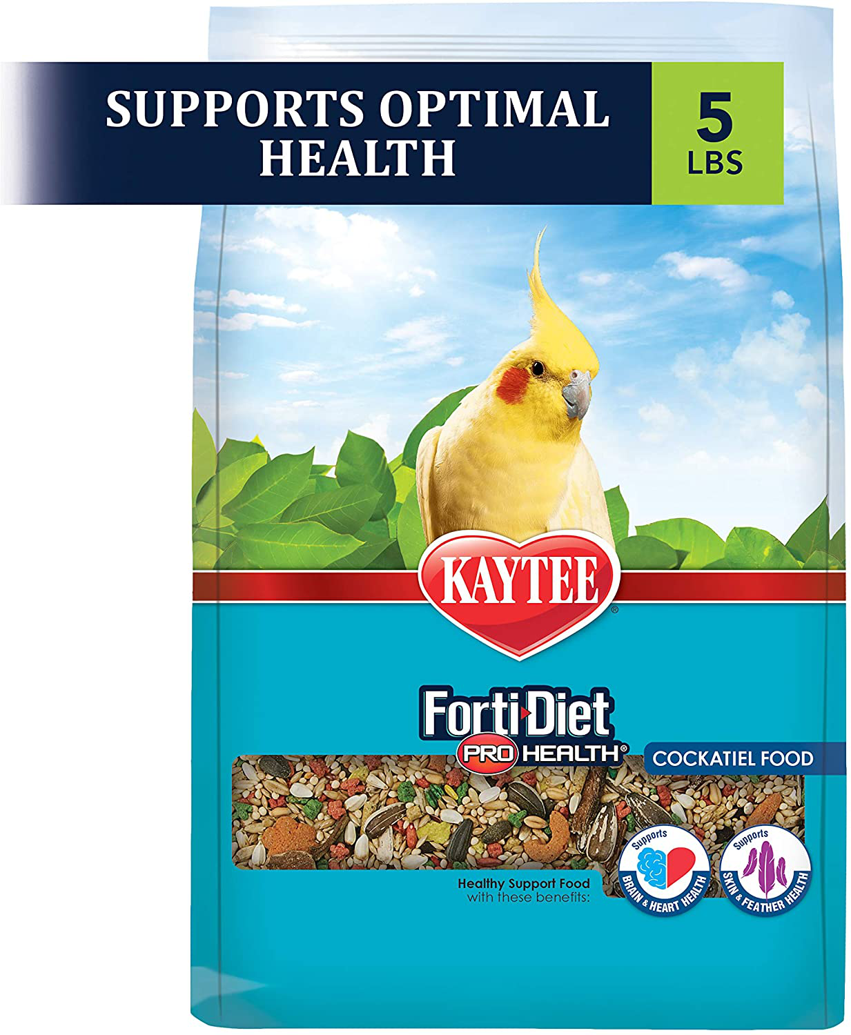 Kaytee Forti-Diet Pro Health Healthy Support Diet Cockatiel Food Animals & Pet Supplies > Pet Supplies > Small Animal Supplies > Small Animal Bedding Kaytee   