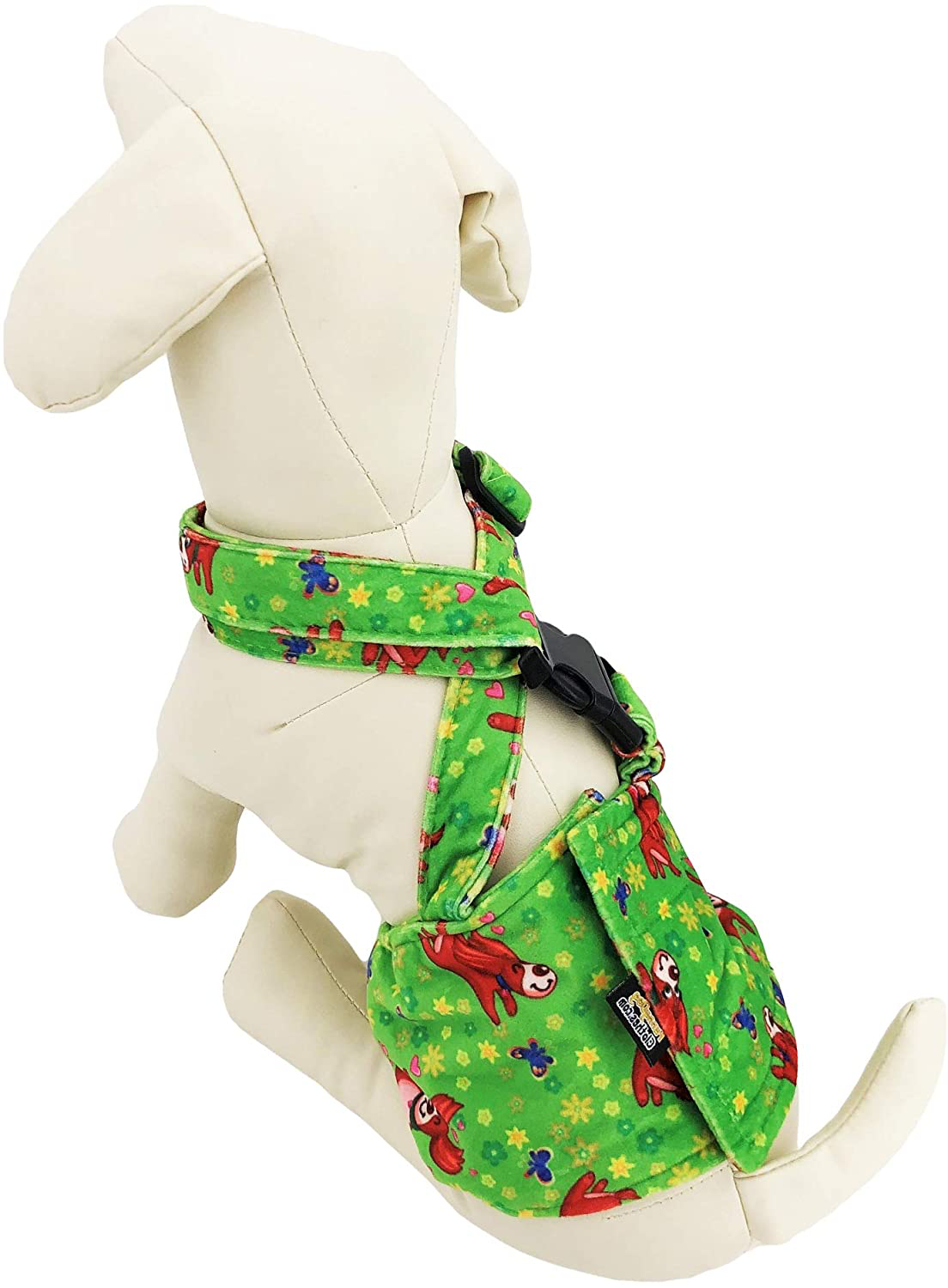 FUNNYDOGCLOTHES Dog Diaper for Male Boy Belly Band Reusable Washable with Suspenders Soft Fleece Animals & Pet Supplies > Pet Supplies > Dog Supplies > Dog Diaper Pads & Liners FUNNYDOGCLOTHES   