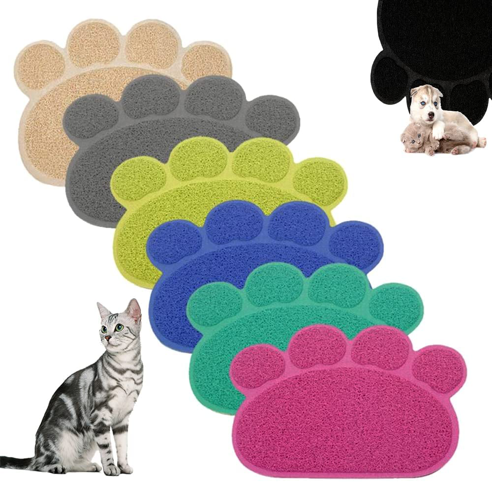 Cat Litter Mat, Quality Cat Litter Trap Mat Waterproof Urine Proof Kitty Litter Mat Easy Clean Scatter Control Traps Litter from Box Helps to Waste Less Litter on Floors Non-Slip Backing (15.7Inx11.8In, Green) Animals & Pet Supplies > Pet Supplies > Cat Supplies > Cat Litter Box Mats NewL   