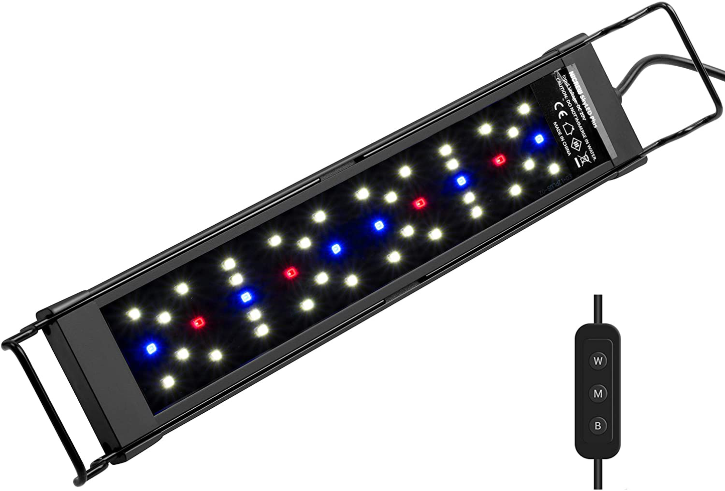 NICREW Skyled plus Aquarium Light for Planted Tanks, Full Spectrum Freshwater Fish Tank Light, Light Brightness and Spectrum Adjustable with External Controller, 18-24 Inches, 18 Watts Animals & Pet Supplies > Pet Supplies > Fish Supplies > Aquarium Lighting NICREW 12 - 18 in  