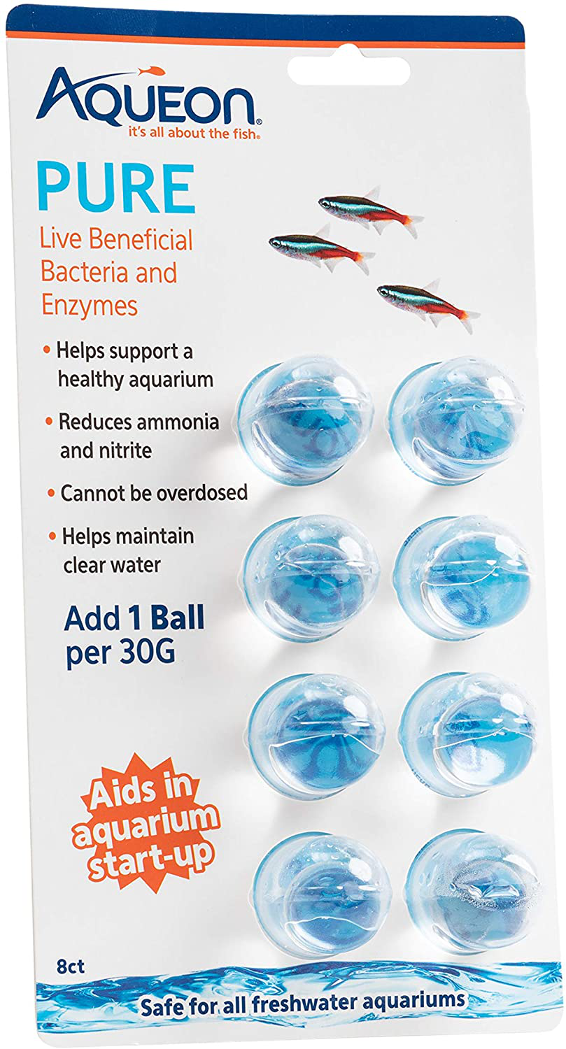 Aqueon Aqaurium Pure Live Bacteria and Enzymes Water Supplement Animals & Pet Supplies > Pet Supplies > Fish Supplies > Aquarium Filters Aqueon 8 Pack  