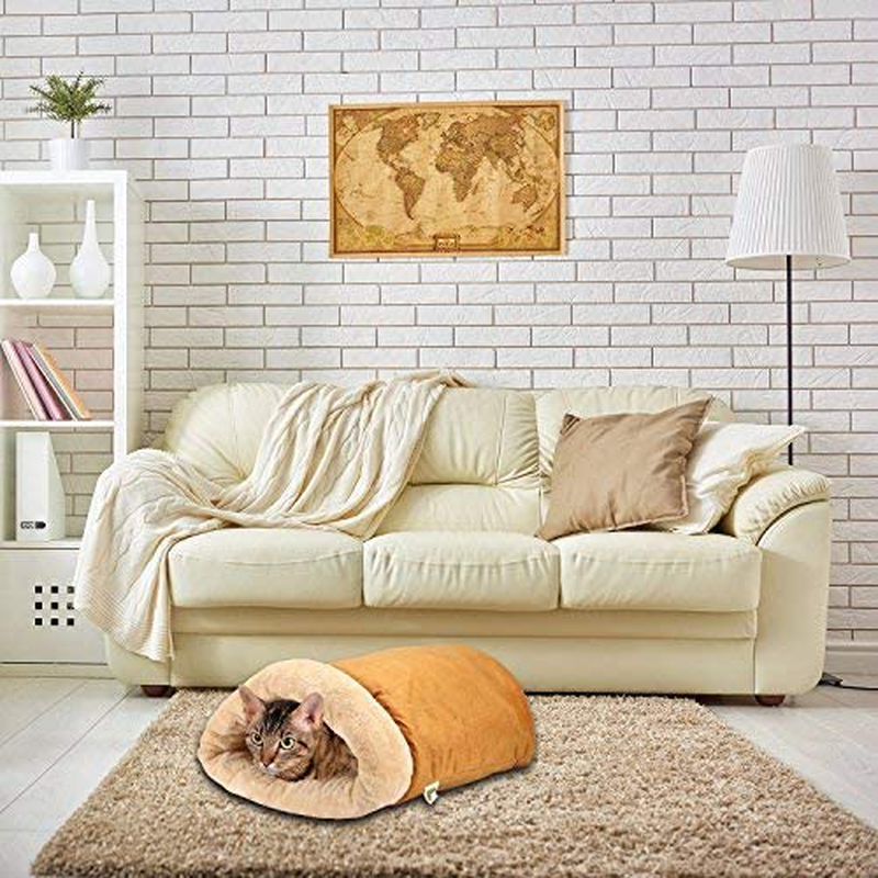 Pet Magasin Self Warming Cat Cave Bed with 4Way Cat Hideaways KOL PET