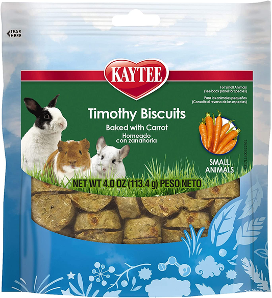Kaytee Timothy Biscuits Baked Treat Animals & Pet Supplies > Pet Supplies > Small Animal Supplies > Small Animal Bedding Kaytee Carrot  
