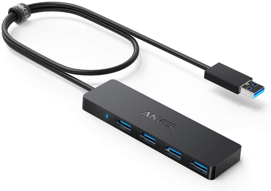 Anker 4-Port USB 3.0 Hub, Ultra-Slim Data USB Hub with 2 Ft Extended Cable [Charging Not Supported], for Macbook, Mac Pro, Mac Mini, Imac, Surface Pro, XPS, PC, Flash Drive, Mobile HDD Animals & Pet Supplies > Pet Supplies > Dog Supplies > Dog Diaper Pads & Liners Anker   