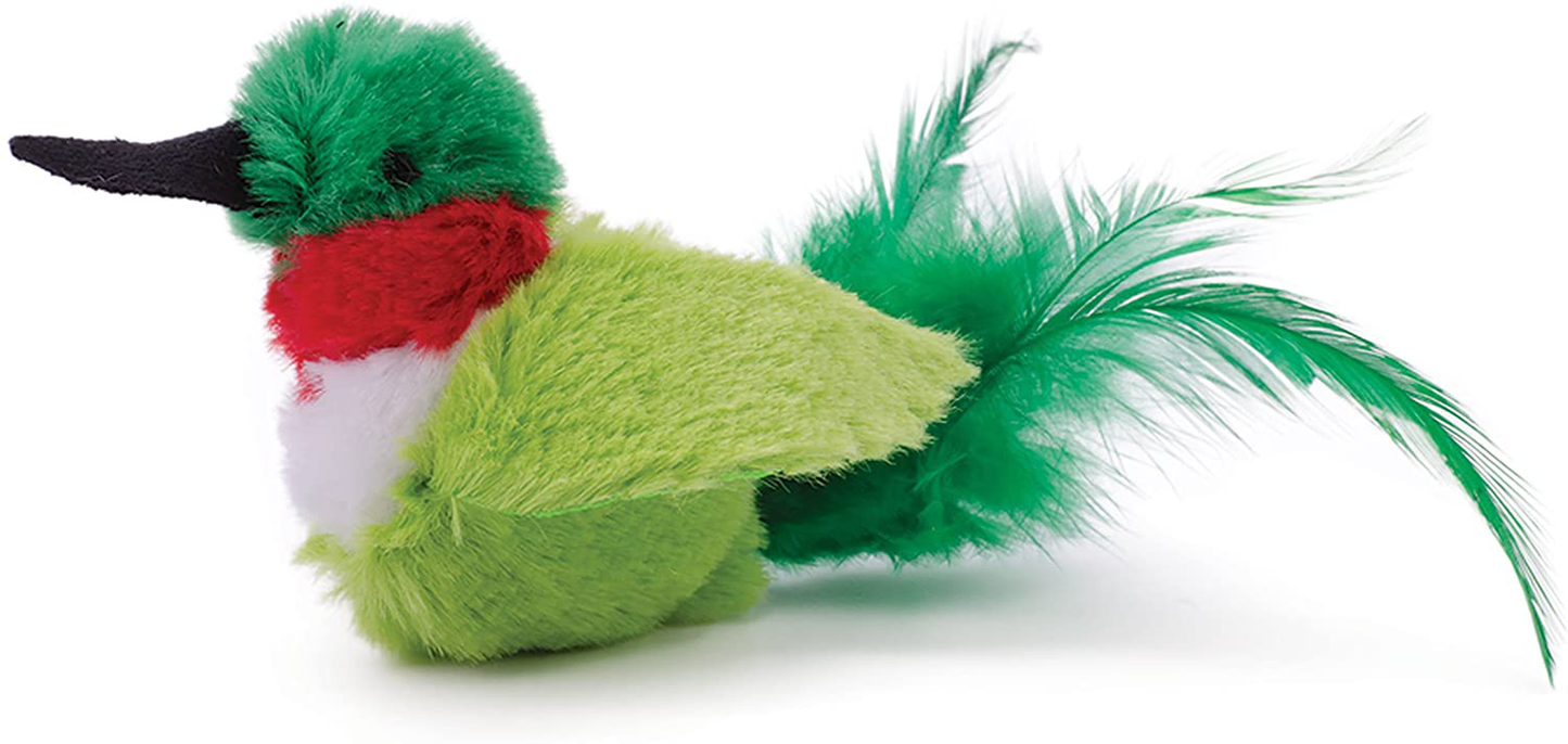 Ourpets Play-N-Squeak Real Birds Cat Toys (Cat Toys for Indoor Cats, Catnip Toys, Catnip Toys for Cats with Real Chirping Bird Electronic Sound) [Interactive Cat Toys for Indoor Cats with Catnip] Animals & Pet Supplies > Pet Supplies > Cat Supplies > Cat Toys Our Pets Buzz-Off  