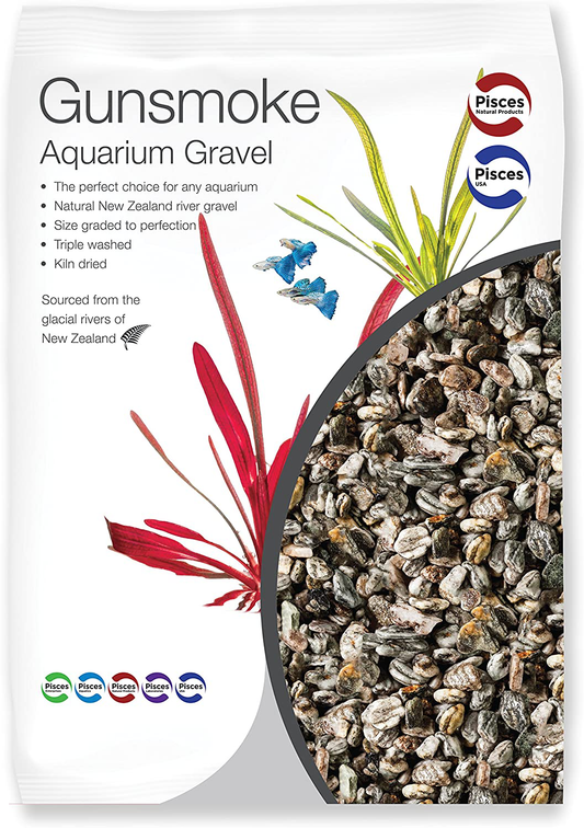 Pisces Gunsmoke Aquarium Gravel Animals & Pet Supplies > Pet Supplies > Fish Supplies > Aquarium Gravel & Substrates Pisces 11lb  