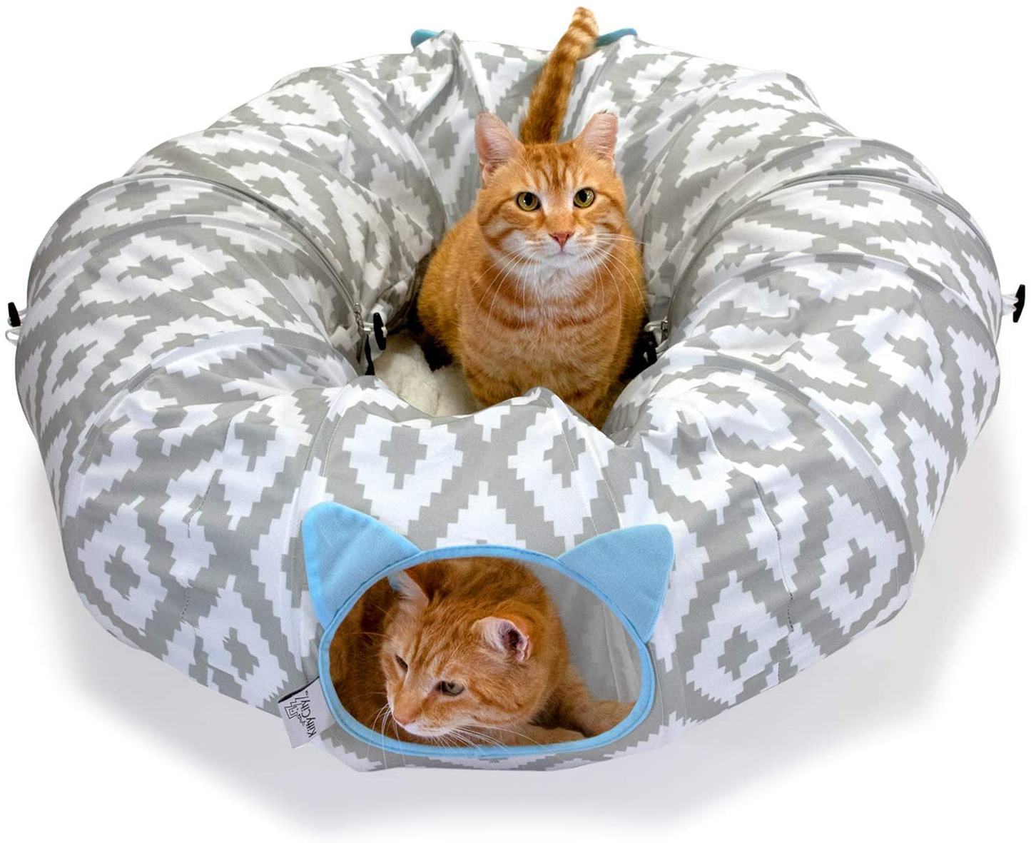 Kitty City Large Cat Tunnel Bed, Cat Bed, Pop up Bed, Cat Toys Animals & Pet Supplies > Pet Supplies > Dog Supplies > Dog Treadmills Kitty City Tunnel Bed  