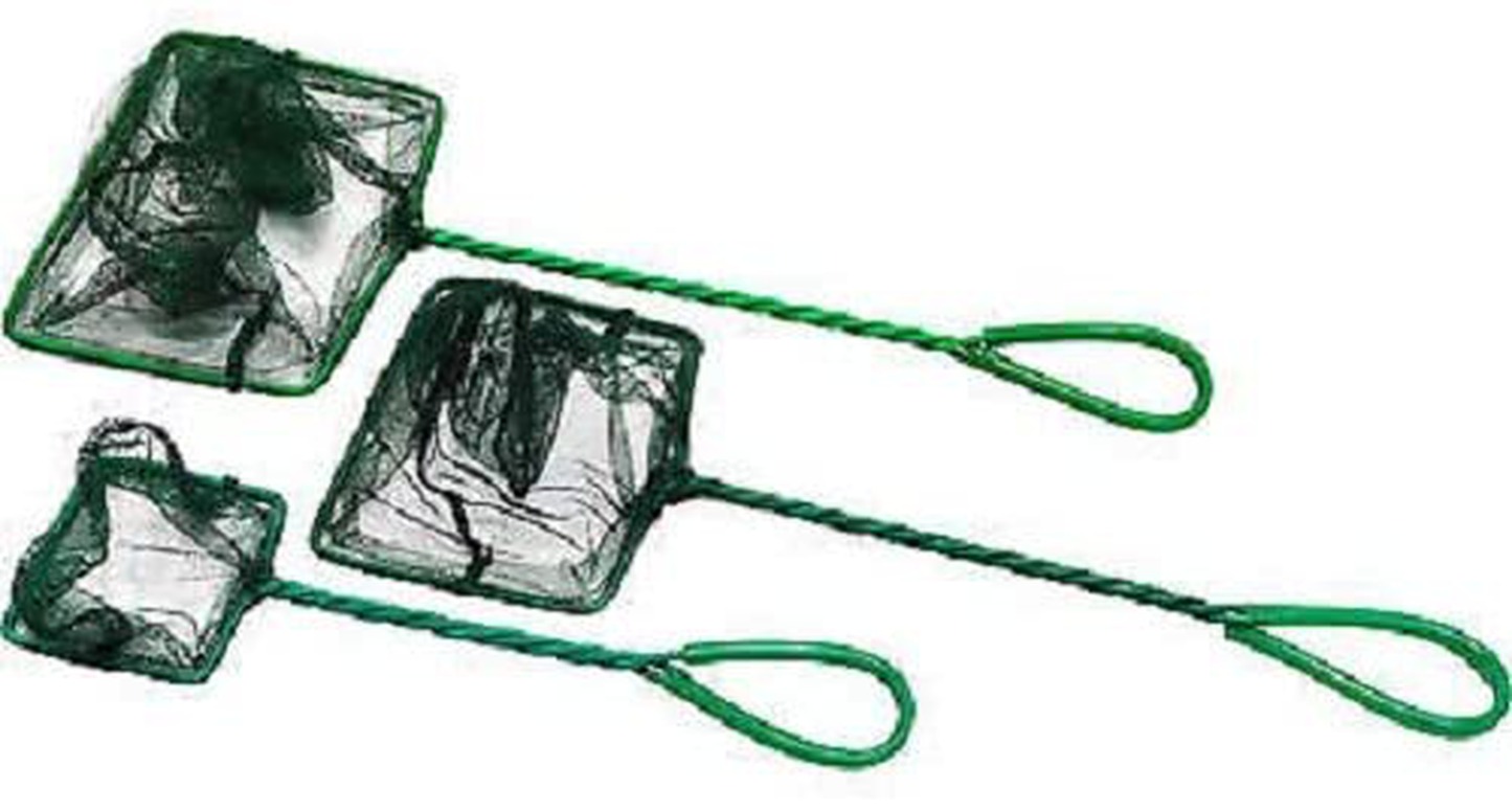 Aquarium Fish Net 10'' Square Head with 22 Inch Handle, with 22 Inch Stainless Steel Handle Soft Nylon, Allows Safe Transfer of Delicate Fish and Skimming Small Debris from the Water Animals & Pet Supplies > Pet Supplies > Fish Supplies > Aquarium Fish Nets AquariumH2o   