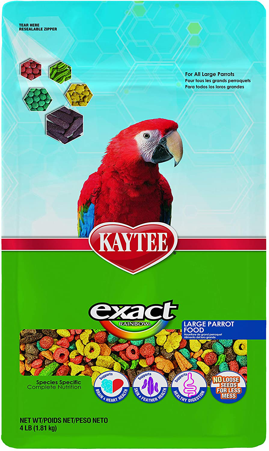 Kaytee Exact Rainbow Large Parrot Food Animals & Pet Supplies > Pet Supplies > Bird Supplies > Bird Treats Kaytee   
