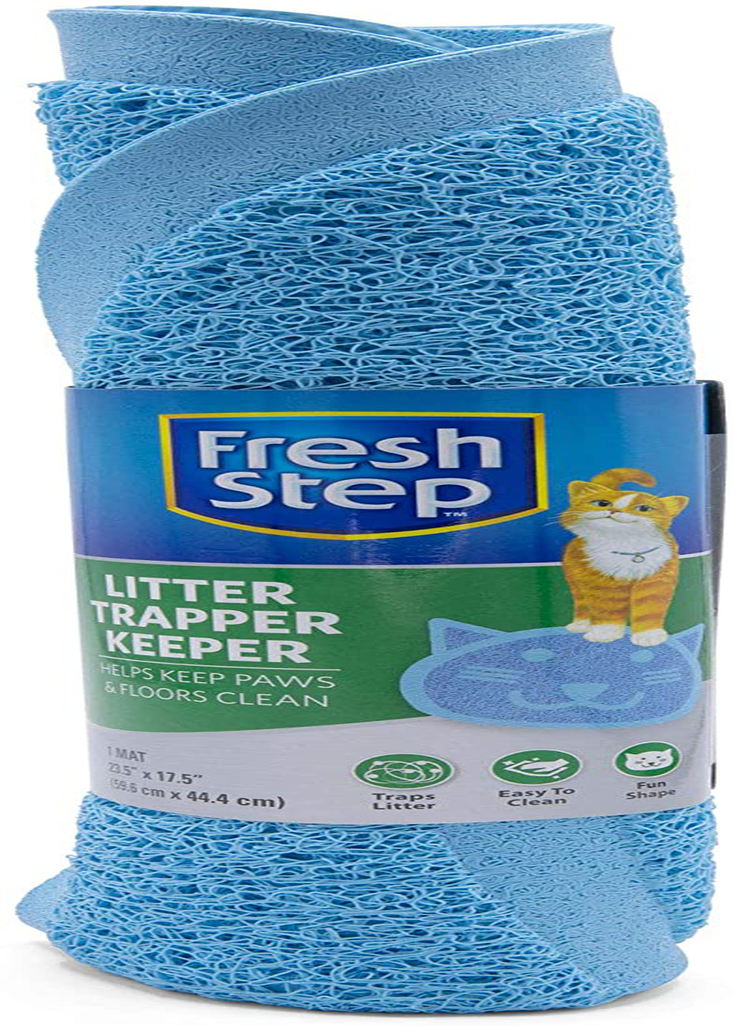 Fresh Step Recycled Plastic Litter Box and Cleanup Products for Cats - Cat Litter Scoops, Cat Litter Box, Pet Cat Litter Accessories - Kitty Litter Scooper, Cat Box, Litter Mat, and Cat Supplies Animals & Pet Supplies > Pet Supplies > Cat Supplies > Cat Litter Box Mats Fresh Step   