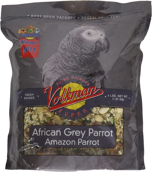 Volkman Avian Science Super African Grey Bird Food Animals & Pet Supplies > Pet Supplies > Bird Supplies > Bird Food Volkman   