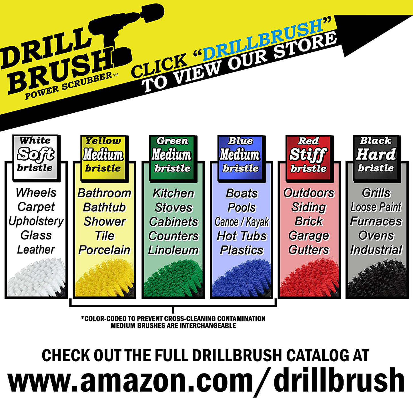 Drill Brush Power Scrubber by Useful Products – Drillbrush Medium Blue Drill Brushes with Extender - Drill Brush Extension Attachment Kit - Aquarium Cleaning Products - Fish Tank Cleaner Brushes Animals & Pet Supplies > Pet Supplies > Fish Supplies > Aquarium Cleaning Supplies Drill Brush Power Scrubber by Useful Products   