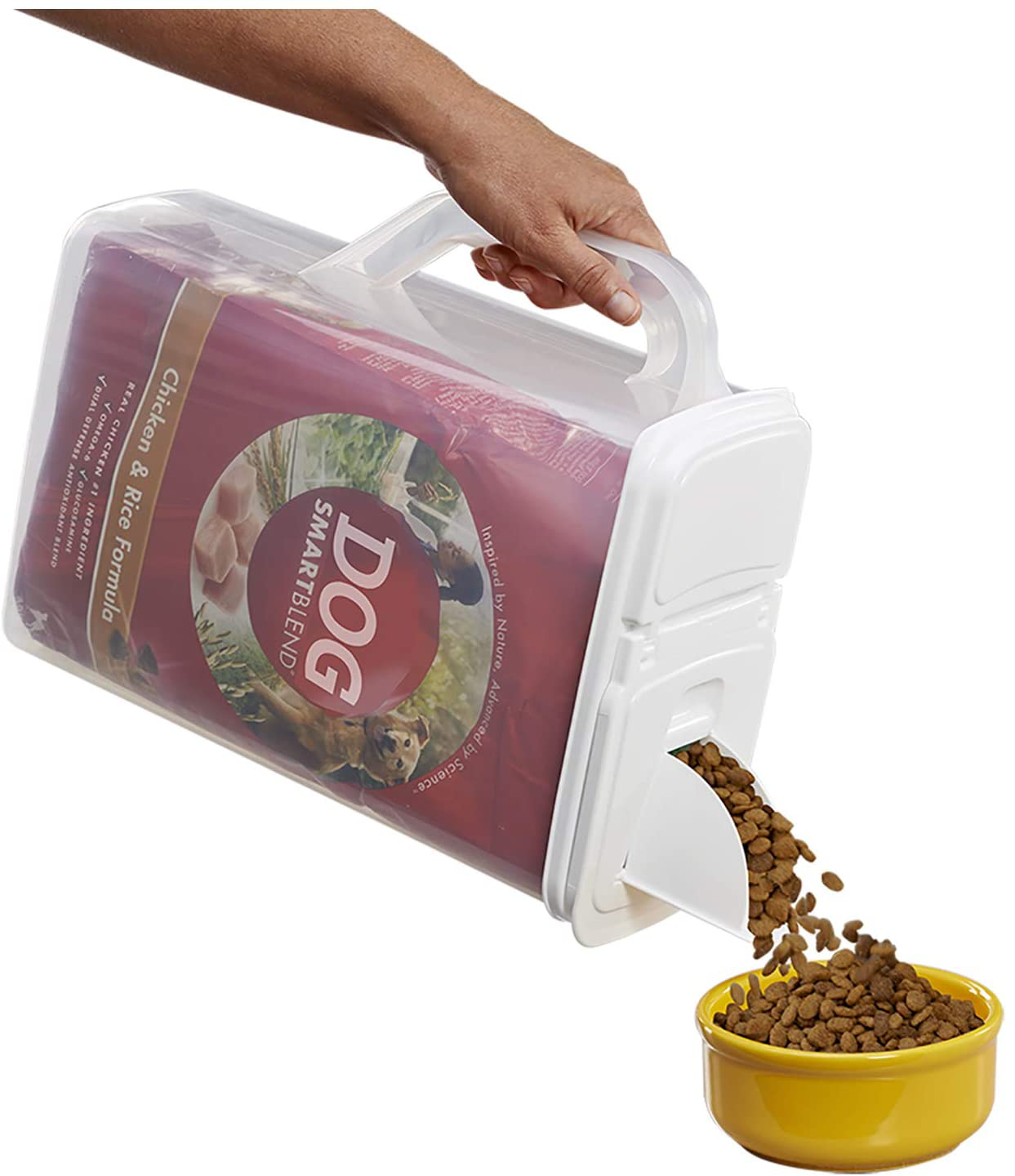 Buddeez 8Qt Pet Food/Bird Seed Storage Container and Dispenser Animals & Pet Supplies > Pet Supplies > Bird Supplies > Bird Treats Buddeez   