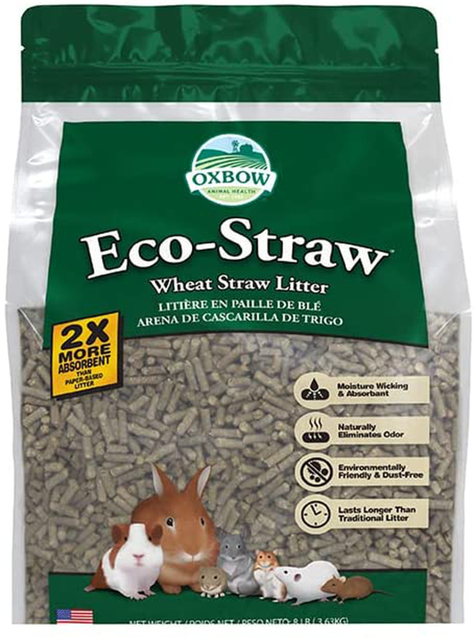 Oxbow Animal Health Eco-Straw Litter, 20 Pound Bag Animals & Pet Supplies > Pet Supplies > Cat Supplies > Cat Litter Oxbow   