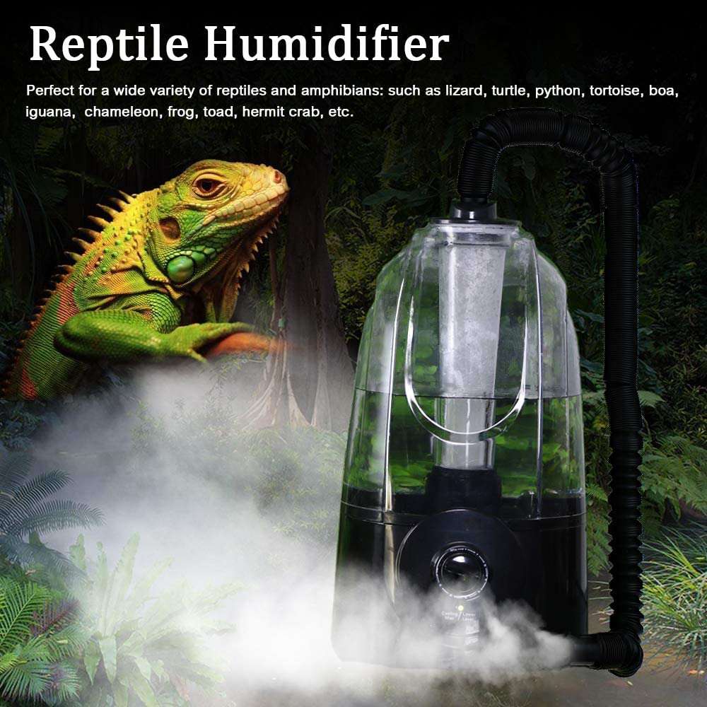 COOSPIDER Reptile Fogger Terrariums Humidifier Fog Machine Mister 3L Large Size Ideal for Paludarium/Vivarium/Reptiles/Amphibians/Herps Animals & Pet Supplies > Pet Supplies > Reptile & Amphibian Supplies > Reptile & Amphibian Habitat Accessories COOSPIDER   