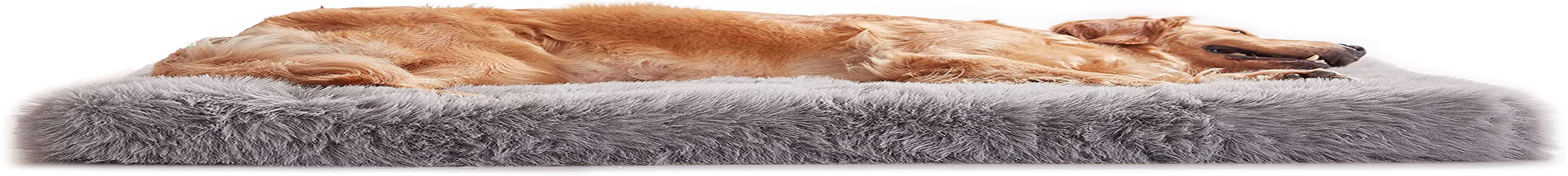 PETABBY Orthopedic Dog Bed for Large Dogs, Self-Warming Plush Dog Bed Mattress with Washable Removable Cover, Dog Bed Pillow Cushion with Waterproof Lining for Medium Jumbo Dog
