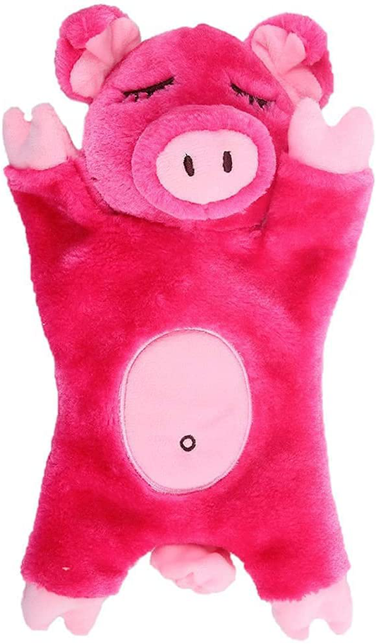 All for Paws Cat Snoring Cuddler Pig, Calming Kitten Purring Toys, Cat anti Anxiety Pillow Toy Comfort Your Kittens