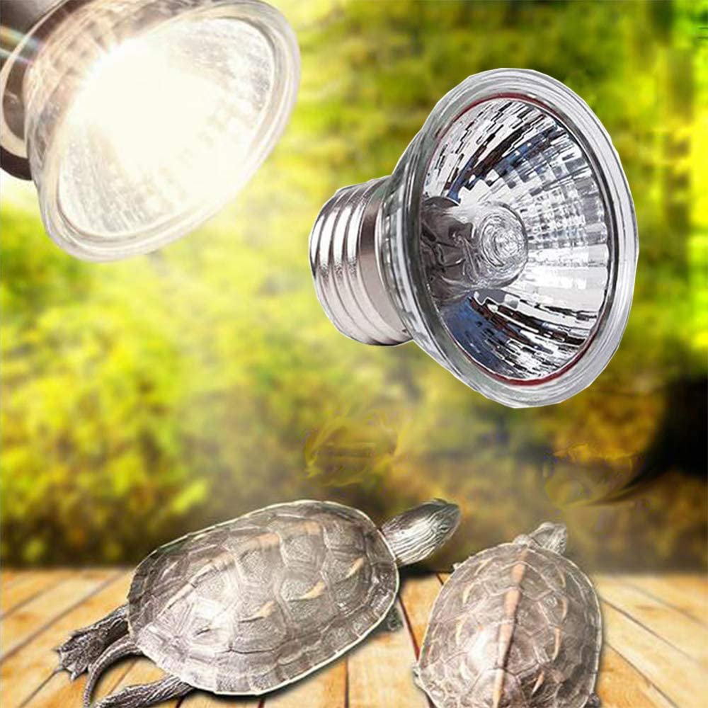 Meiyiu UVB Reptile Heat Lamp Bulb,25W/50W/75W UVB 3.0 Full Spectrum Reptile Lamp Bulb Turtle Basking UV Light Bulbs Sunbathe Heat Lamp Amphibians Lizards Temperature Controller