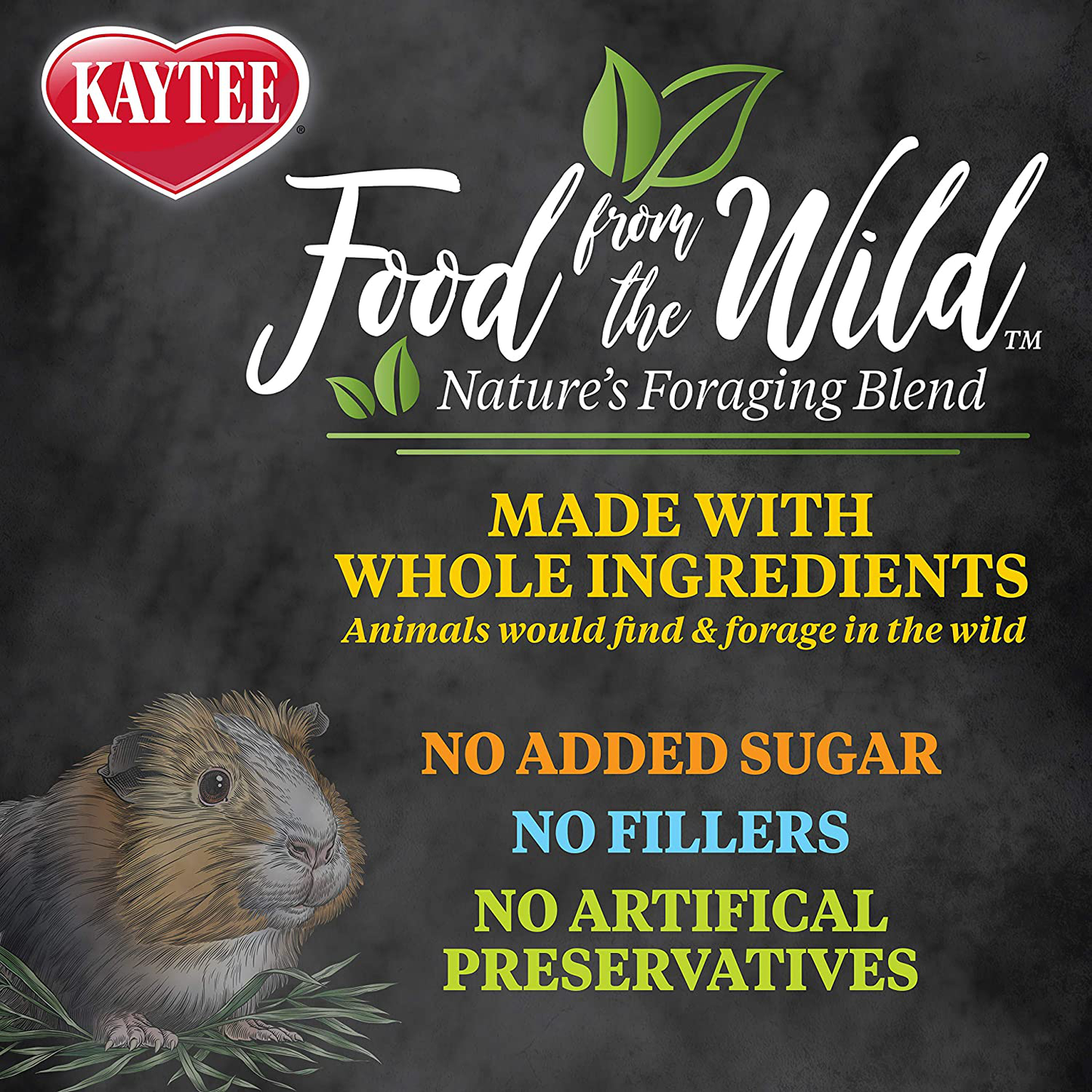 Kaytee Food from the Wild Guinea Pig,4 Lb Animals & Pet Supplies > Pet Supplies > Small Animal Supplies > Small Animal Treats Kaytee   