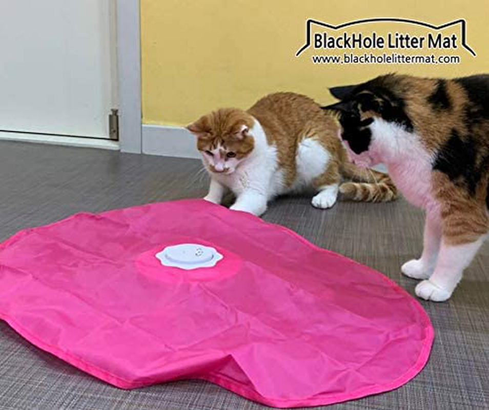 Blackhole Catch the Tail Cat Toy- Rotating, Electronic, Motion, Automatic, Best Undercover Mouse under Blanket Cat Toy Animals & Pet Supplies > Pet Supplies > Cat Supplies > Cat Toys BlackHole Litter Mat   