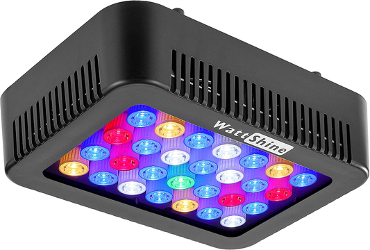 Wattshine Aquarium Lights, 140W Full Spectrum LED Coral Reef Light with Dual Dimmable Channels for Carols LPS SPS Marine Fish Tank (140W) Animals & Pet Supplies > Pet Supplies > Fish Supplies > Aquarium Lighting WATTSHINE 140W  