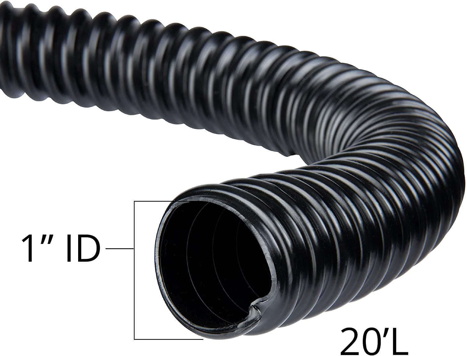 Tetra Pond Pond Tubing 1 Inch Diameter, 20 Feet Long, Connects Pond Components, Black (19736) Animals & Pet Supplies > Pet Supplies > Fish Supplies > Aquarium & Pond Tubing Tetra Pond   
