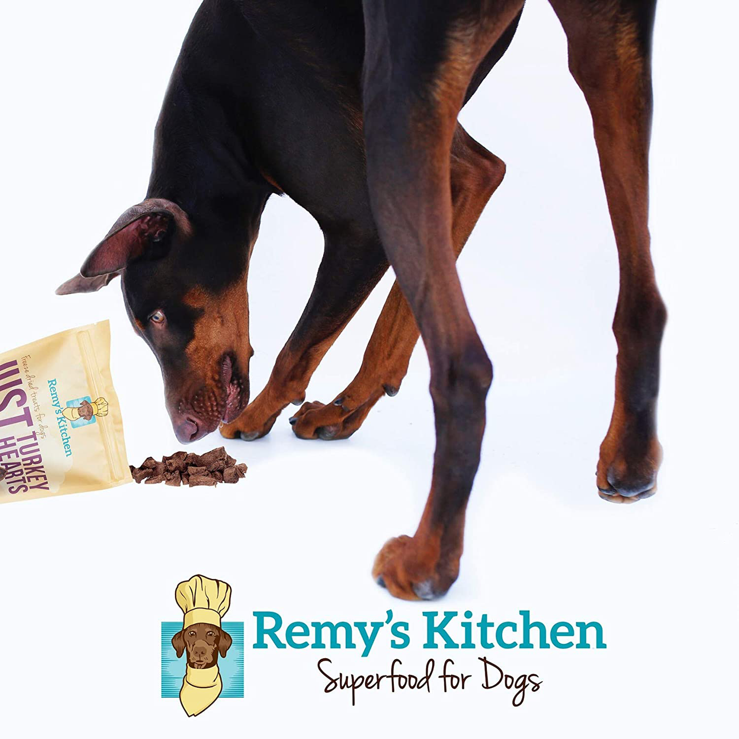 Remy'S Kitchen Just Turkey Hearts Freeze Dried Treats for Dogs and Cats Animals & Pet Supplies > Pet Supplies > Small Animal Supplies > Small Animal Treats Remy’s Kitchen   