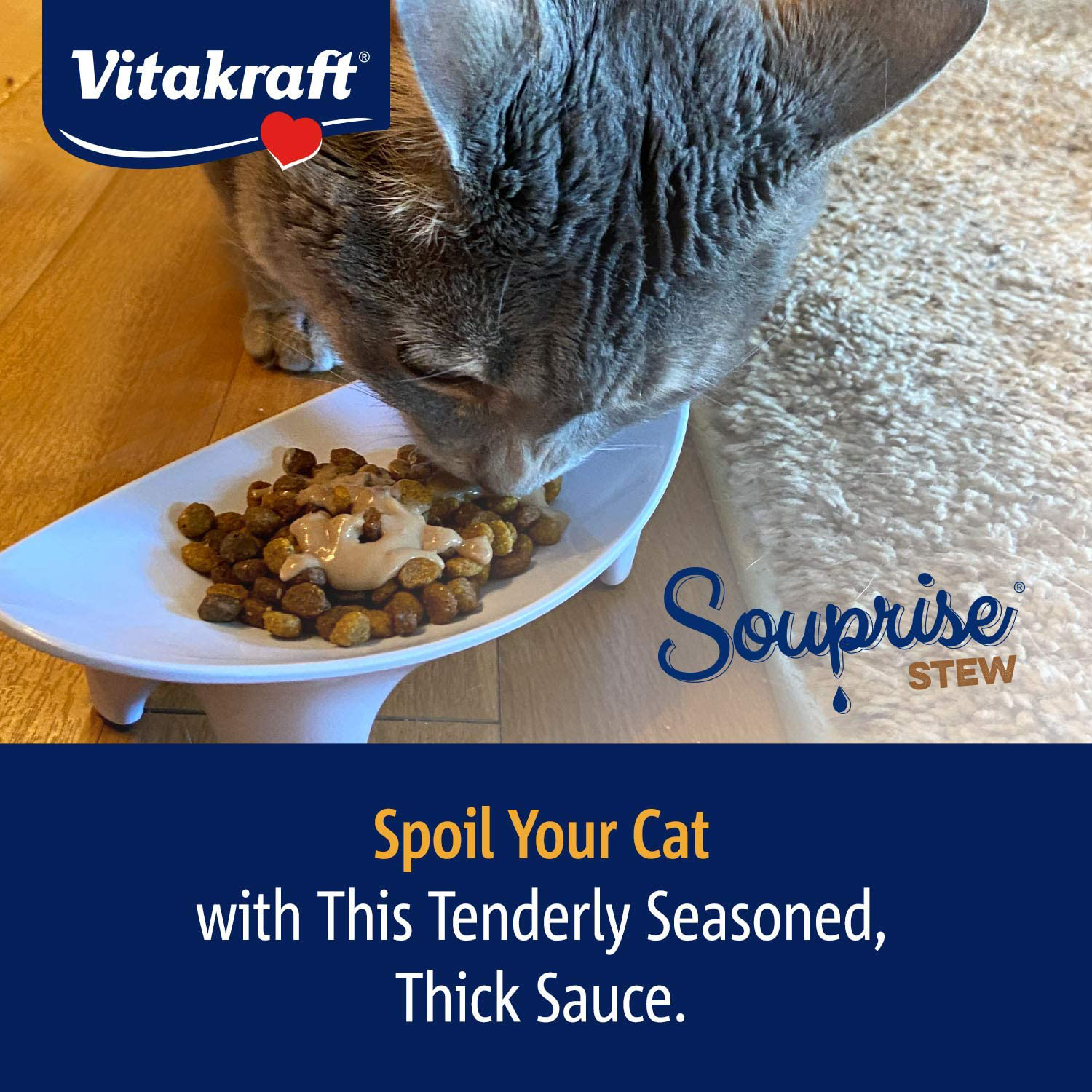 Vitakraft Souprise Stew Treat for Cats, Food Topper or between Meal Snack Animals & Pet Supplies > Pet Supplies > Cat Supplies > Cat Treats Vitakraft   