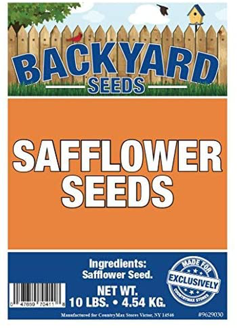 Backyard Seeds Safflower Bird Seed for Cardinals (10 Pounds) Animals & Pet Supplies > Pet Supplies > Bird Supplies > Bird Food CountryMax   