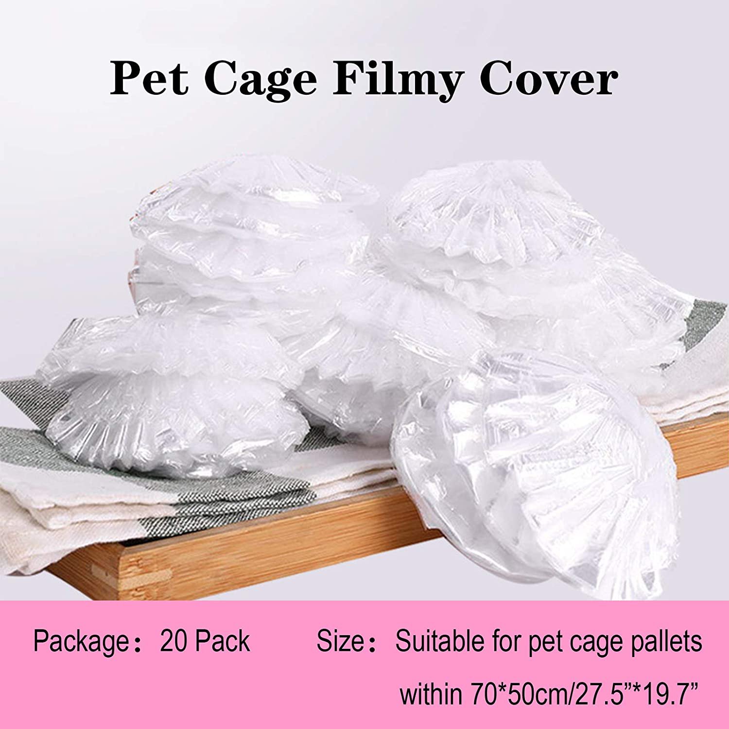 QBLEEV 20 Pcs Disposable Small Animals Cage Liner for Parrots Rabbits Guinea Pigs Chinchilla，Hamster Bunny Pet Cage Tray Plastic Filmy Cover， Pet Cage Mat to Replace Diaper，Durable and Water-Tight Animals & Pet Supplies > Pet Supplies > Small Animal Supplies > Small Animal Habitats & Cages QBLEEV   