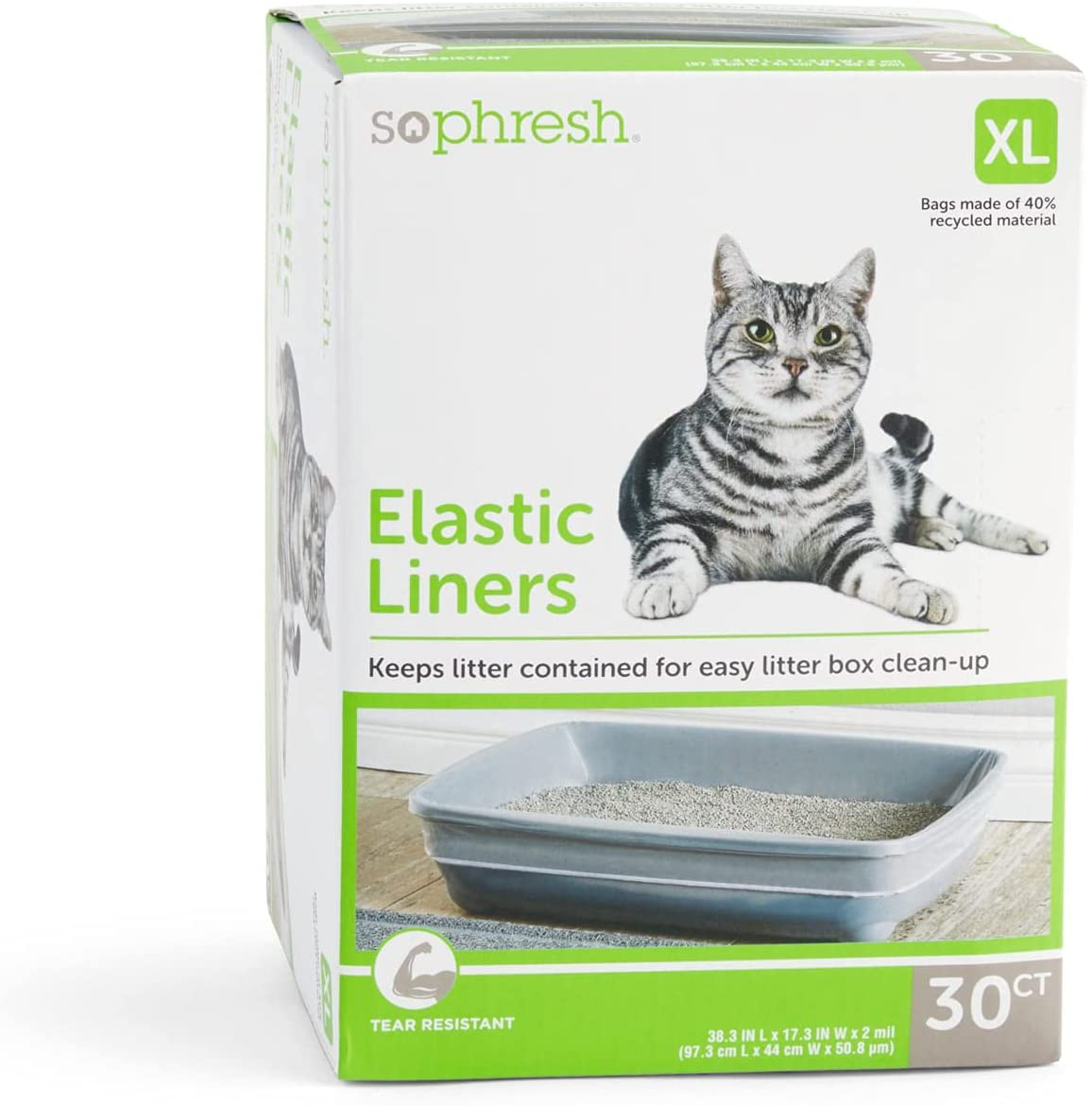 Petco Brand - so Phresh Elastic Litter Liners for Cats Animals & Pet Supplies > Pet Supplies > Cat Supplies > Cat Litter Box Liners So Phresh X-Large  