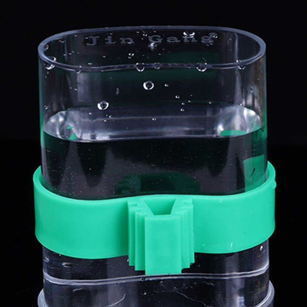 Hamiledyi Parakeet Water Dispenser No Mess Parrot Feeder Parakeet Waterer Cockatiel Cage Accessories,Automatic Feeding for Budgies Finch Canaries Lovebirds(2Pcs) Animals & Pet Supplies > Pet Supplies > Bird Supplies > Bird Cage Accessories BLSMU   