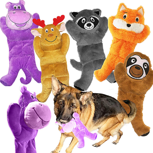 Jalousie 5 Pack Dog Toys Assortment Value Bundle Dog Plush Toys Dog Squeak Toys Dog Squeaky Toys Assortment for Medium to Large Breeds Animals & Pet Supplies > Pet Supplies > Dog Supplies > Dog Toys Jalousie   