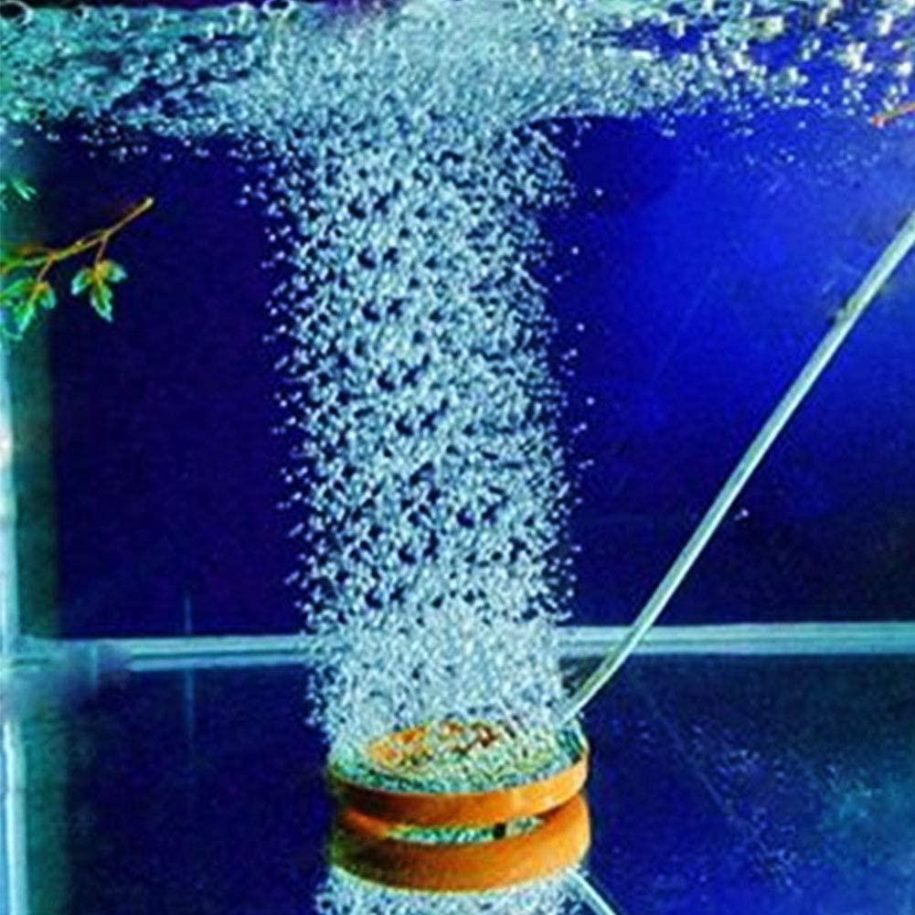 Heaven2017 Aquarium Bubble Stone Aerator Fish Tank Air Bubbler Hydroponics Disk Diffuser Animals & Pet Supplies > Pet Supplies > Fish Supplies > Aquarium Air Stones & Diffusers Heaven2017   